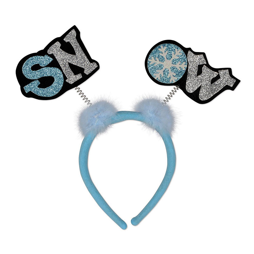Beistle - Glittered Snow Boppers - 12 Pack Image