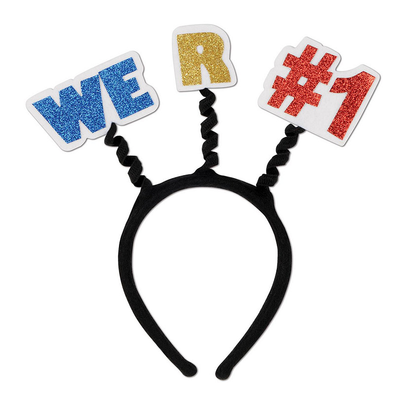 Beistle - Glittered We R #1 Boppers - 12 Pack Image
