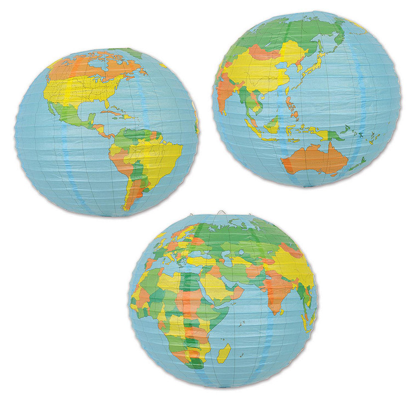 Beistle - Globe Paper Lantern - 12 Pack Image