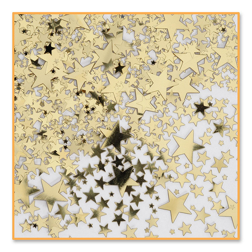 Beistle - Gold Stars Confetti - 6 Pack Image