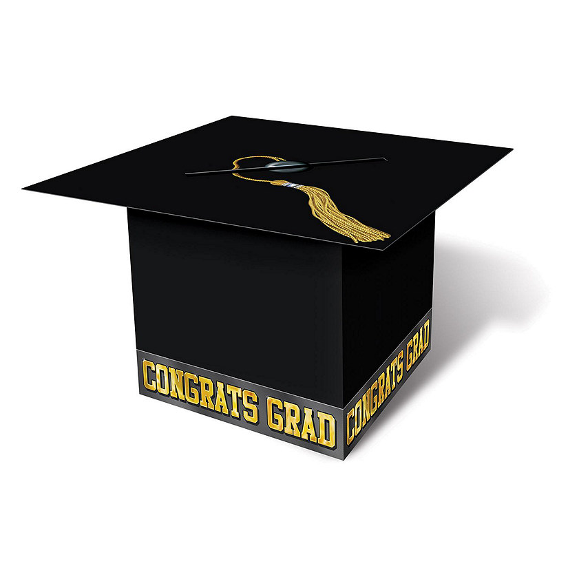 Beistle - Grad Cap Card Box - 8&amp;#194;&amp;#189;" x 8&amp;#194;&amp;#189;" - 6 Pack Image