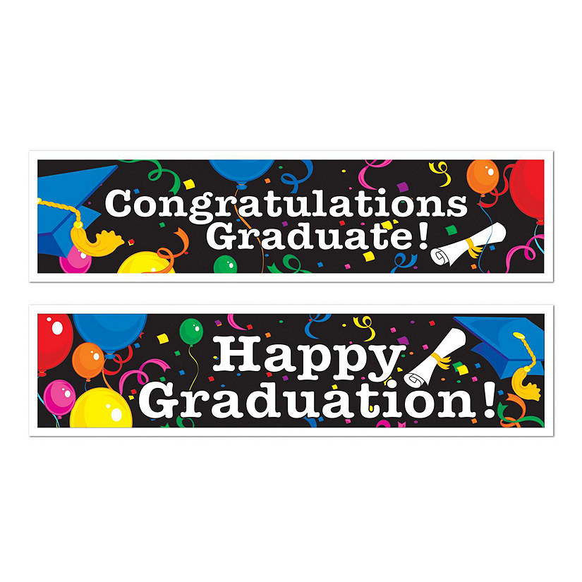 Beistle - Graduation Banners - 12 Pack Image