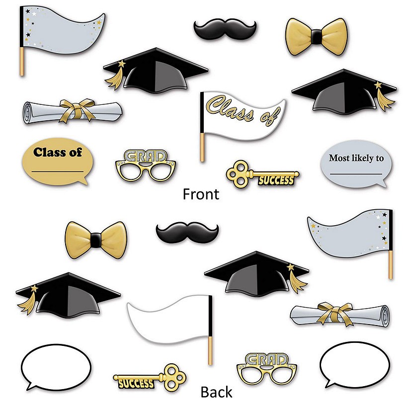 Beistle - Graduation Photo Fun Signs - 12 Pack Image