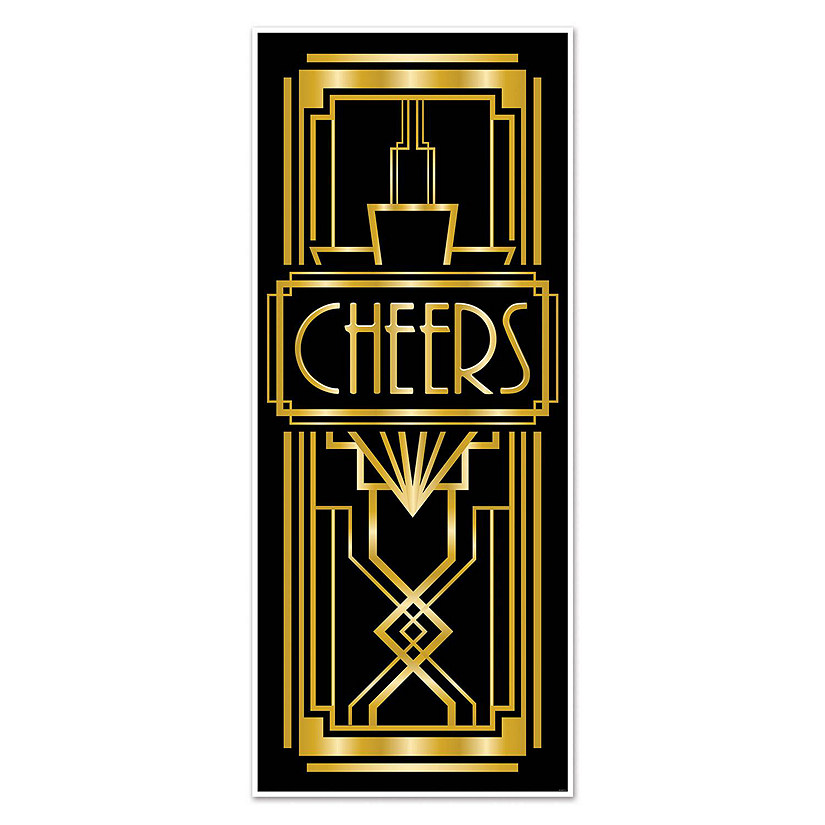 Beistle - Great 20's Door Cover - 12 Pack Image