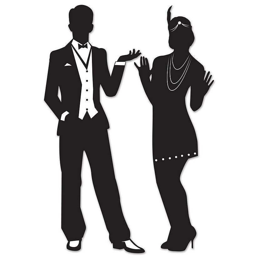 Beistle - Great 20's Silhouettes - 12 Pack Image