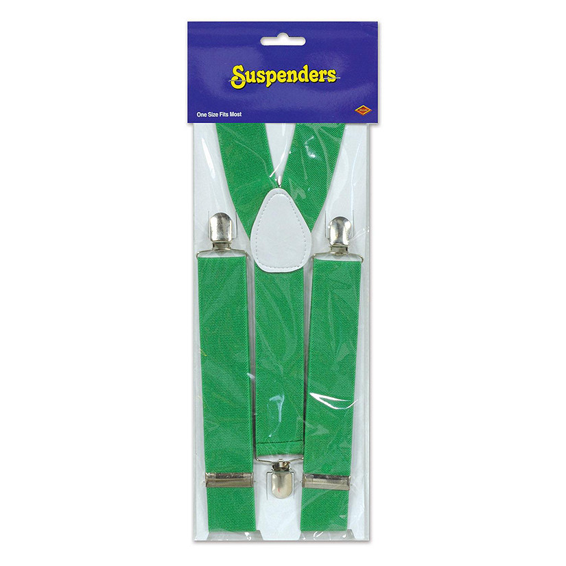 Beistle - Green Suspenders - 12 Pack Image