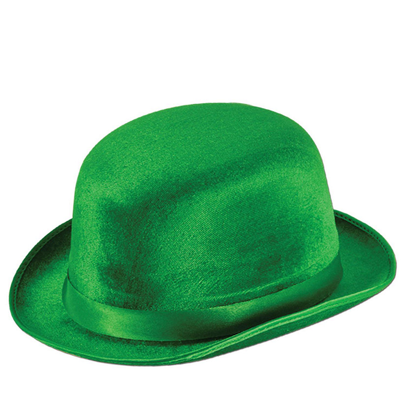 Beistle - Green Vel-Felt Derby - 12 Pack Image