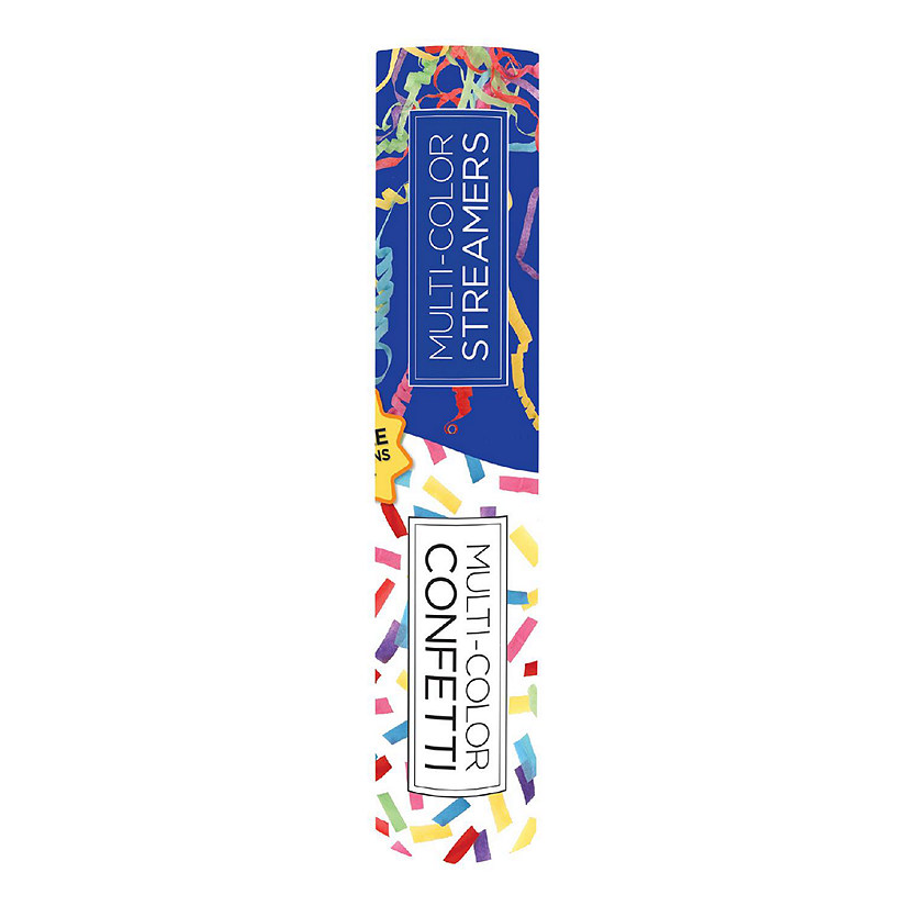 Beistle - Handheld Confetti &amp; Streamer Tubes - 6 Pack Image
