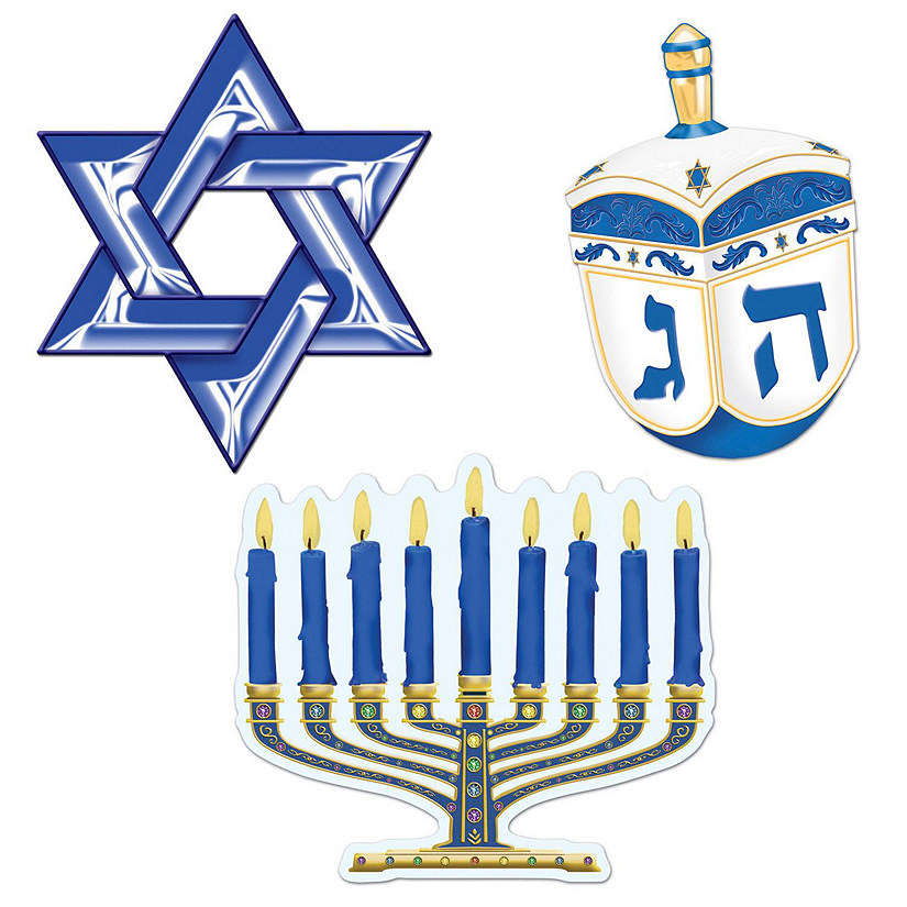 Beistle - Hanukkah Cutouts - 12 Pack Image