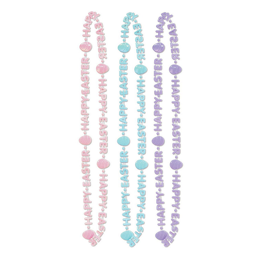 Beistle - Happy Easter Beads-Of-Expression - 12 Pack Image