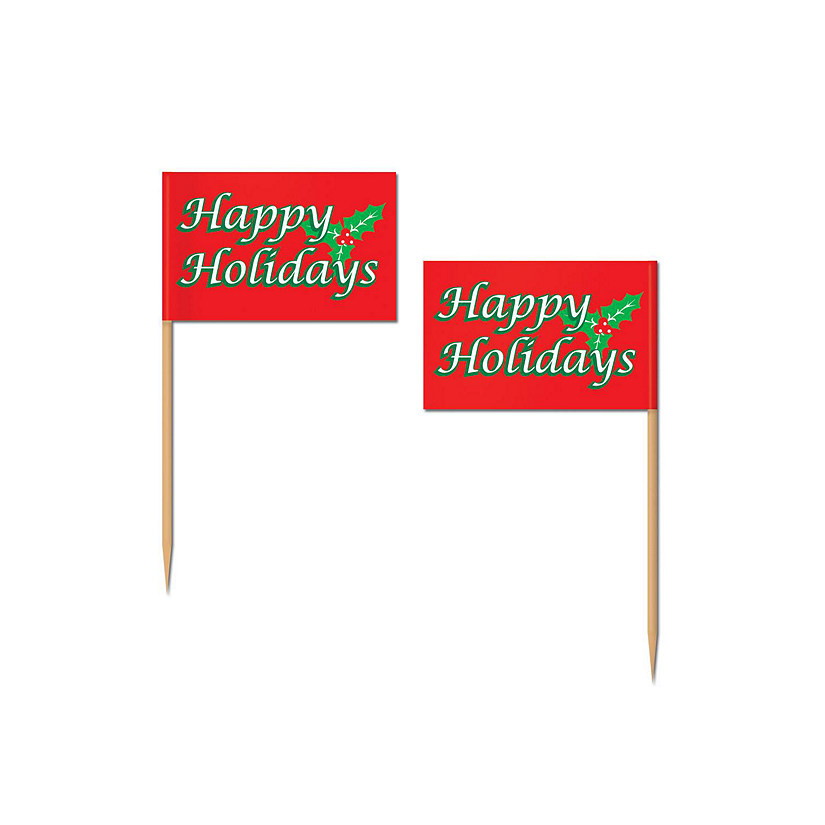 Beistle - Happy Holidays Picks - 12 Pack Image