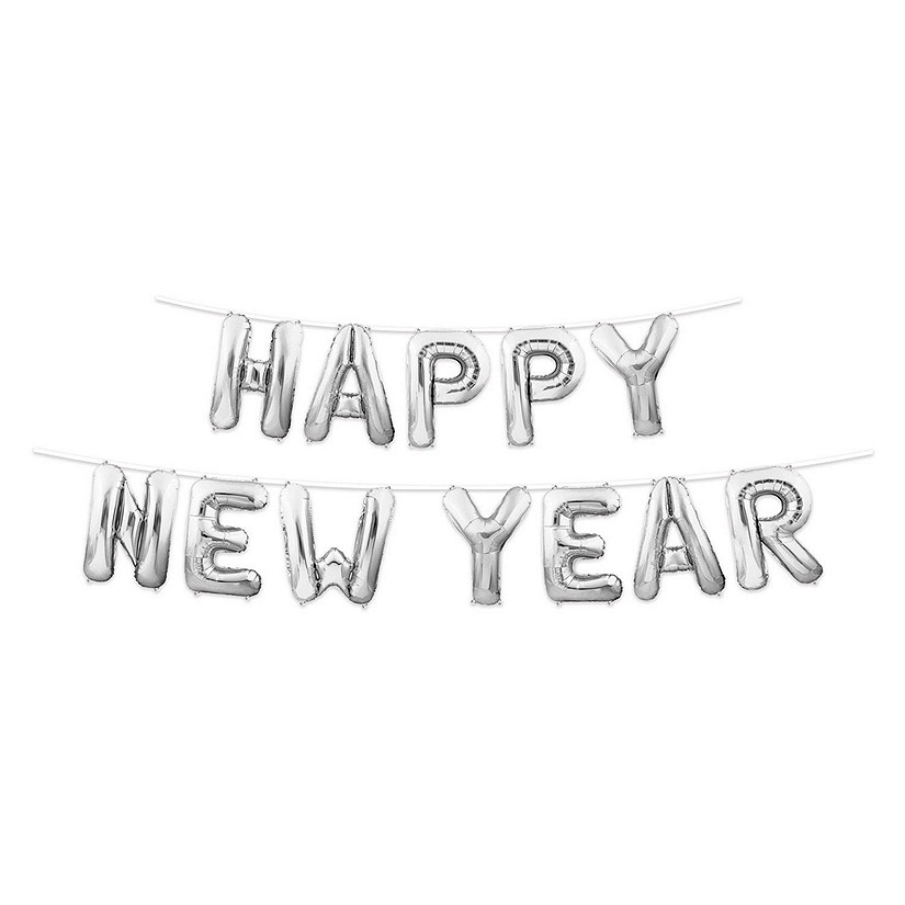 Happy New Year Banner Sign - 5 Feet By 21 Inches, 1-Pack, Party Decoration - View #5