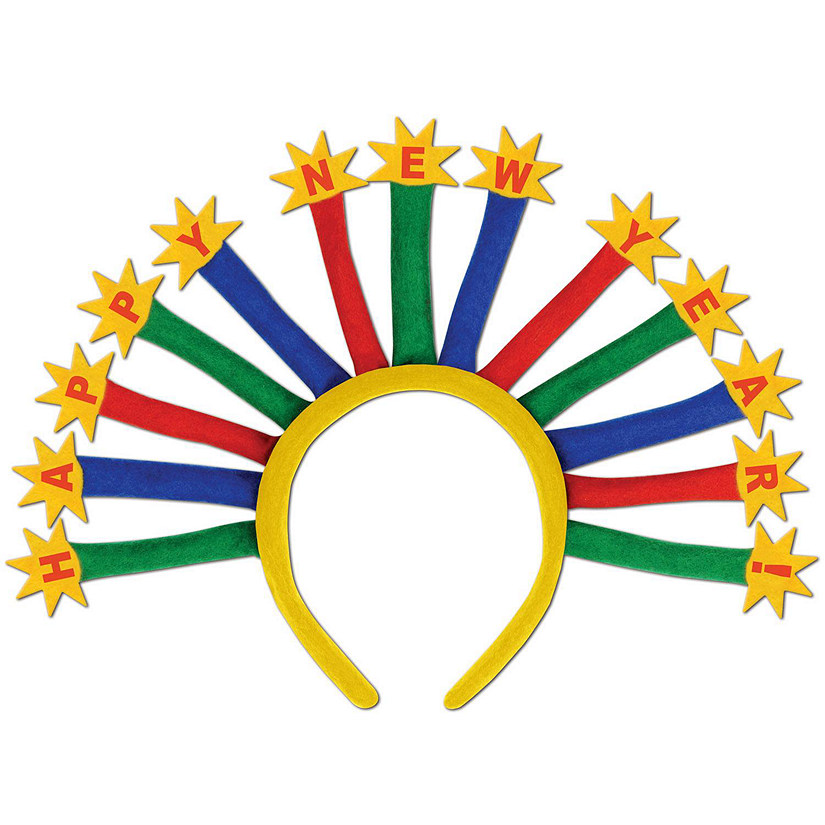Beistle - Happy New Year! Headband - 12 Pack Image