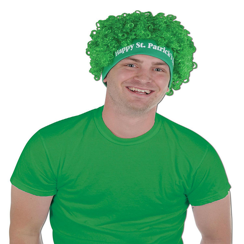 Beistle - Happy St Patrick's Day Wig - 12 Pack Image