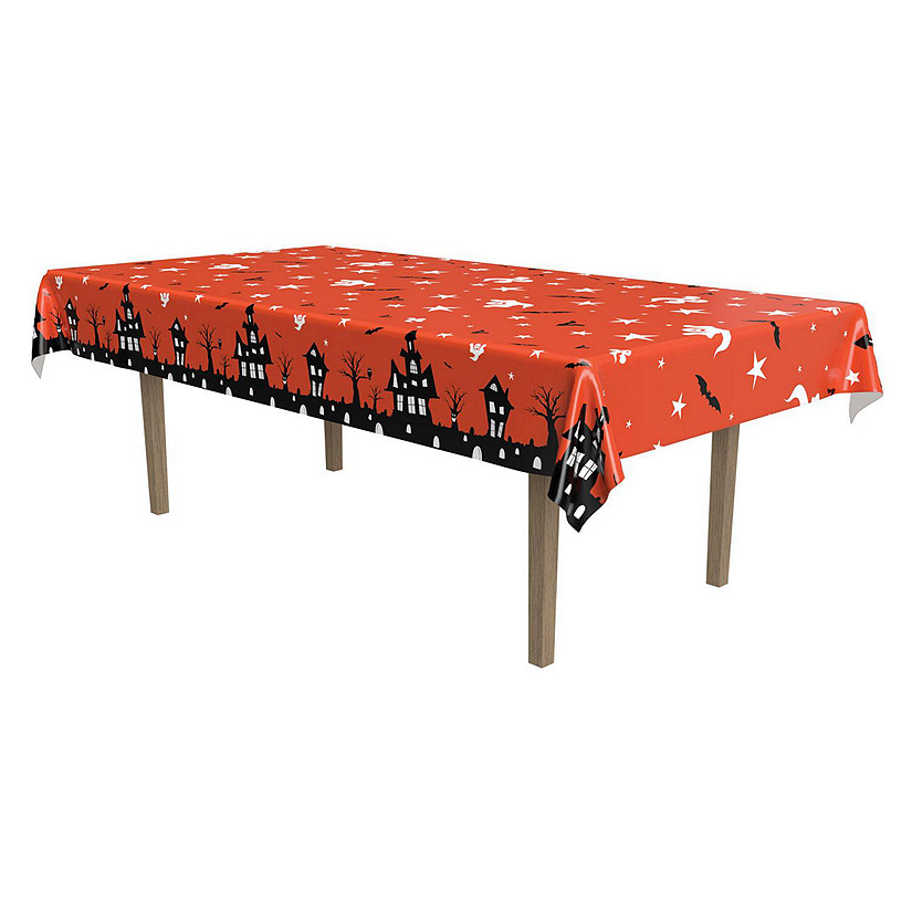 Beistle - Haunted House Tablecover - 12 Pack Image