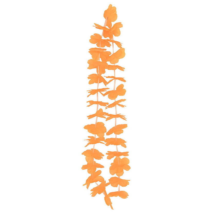 Beistle - Hawaiian Lei - Orange - 12 Pack Image