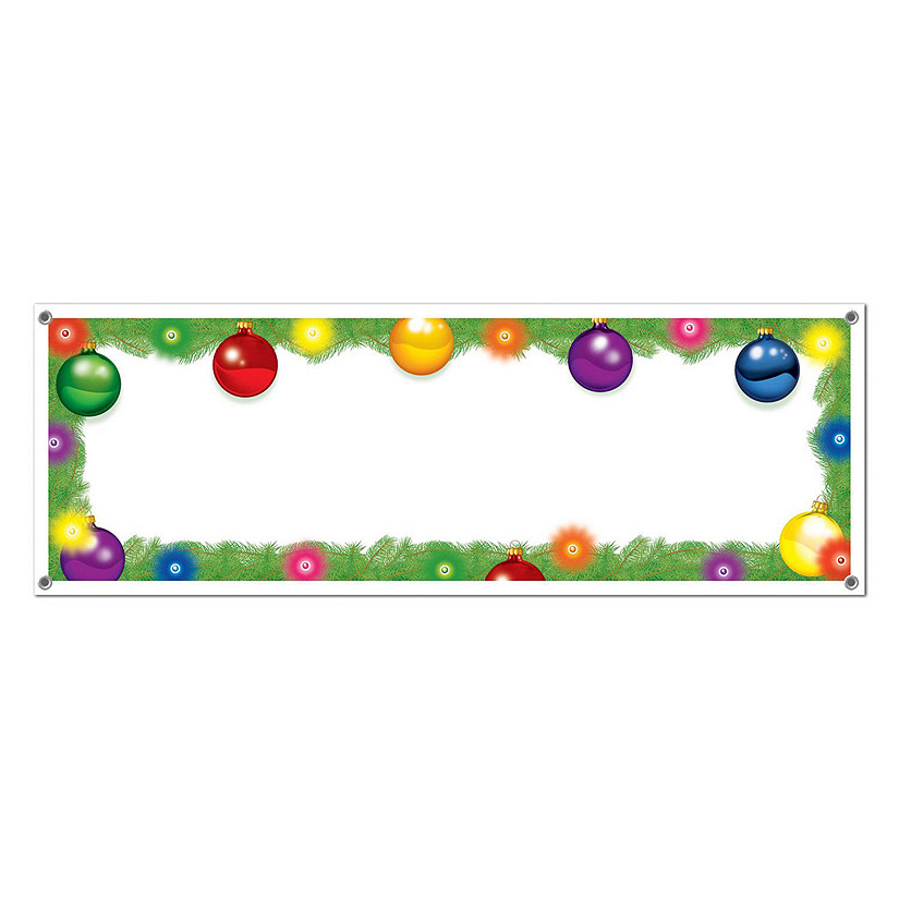 Beistle - Holiday Sign Banner - 12 Pack Image