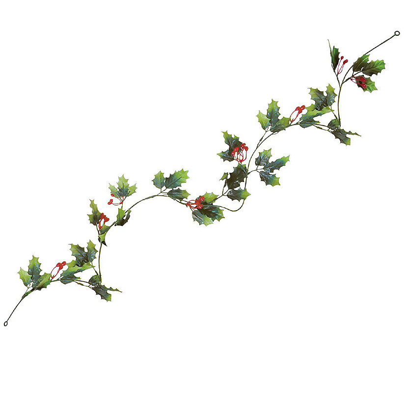 Beistle - Holly &amp; Berry Garland - 12 Pack Image