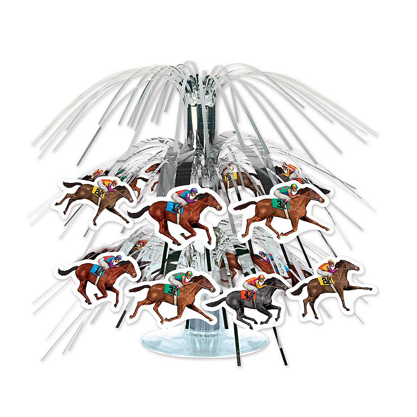 Beistle - Horse Racing Mini Cascade Centerpiece - 12 Pack Image