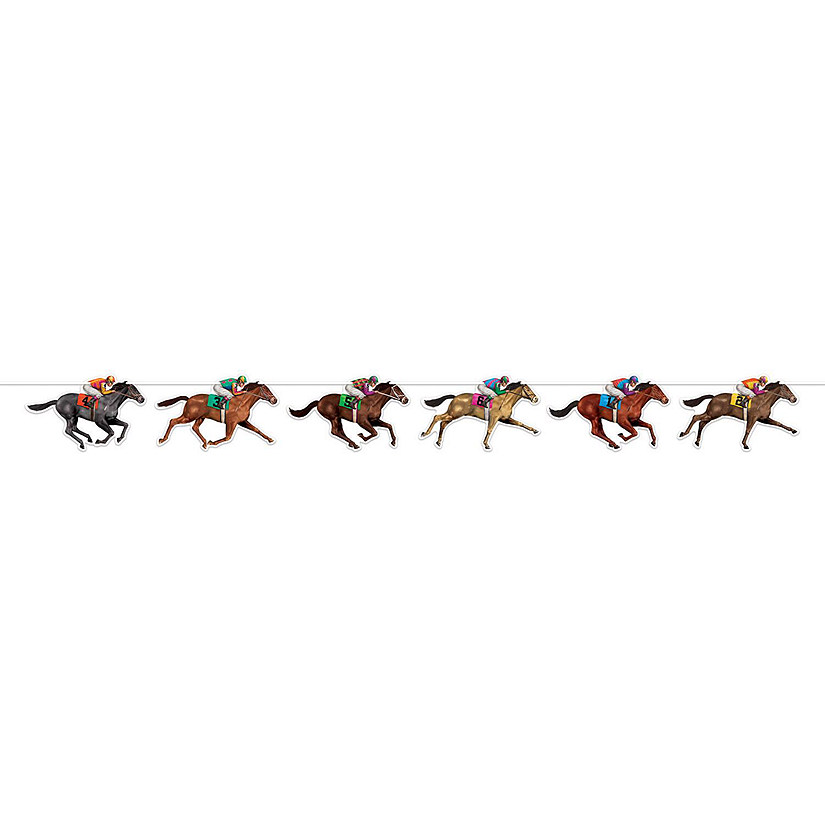 Beistle - Horse Racing Streamer - 12 Pack Image