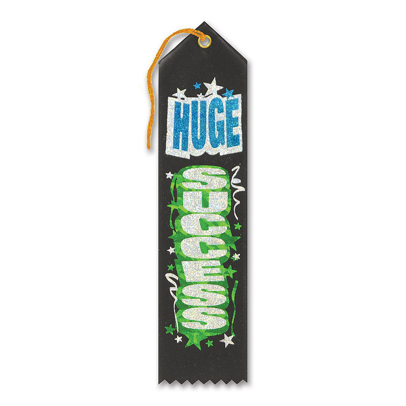 Beistle - Huge Success Award Ribbon - 6 Pack Image