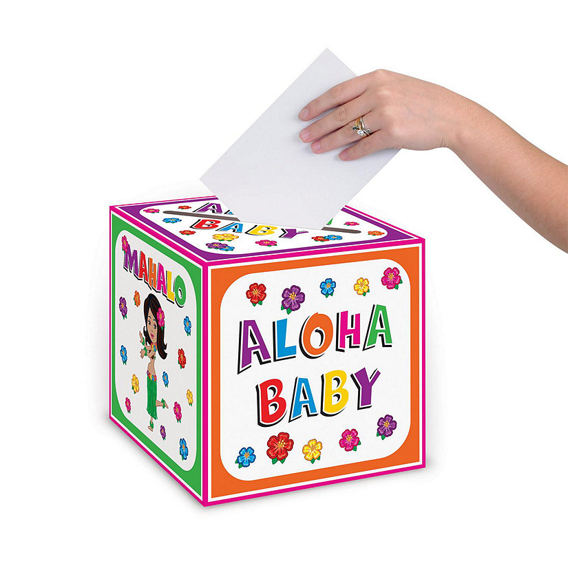Beistle - Hula Baby Card Box - 6 Pack Image