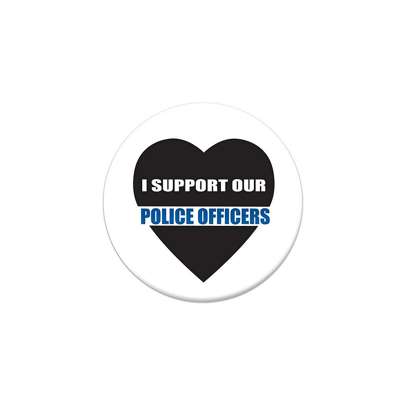 Beistle - I Support Our Police Officers Button - 6 Pack Image