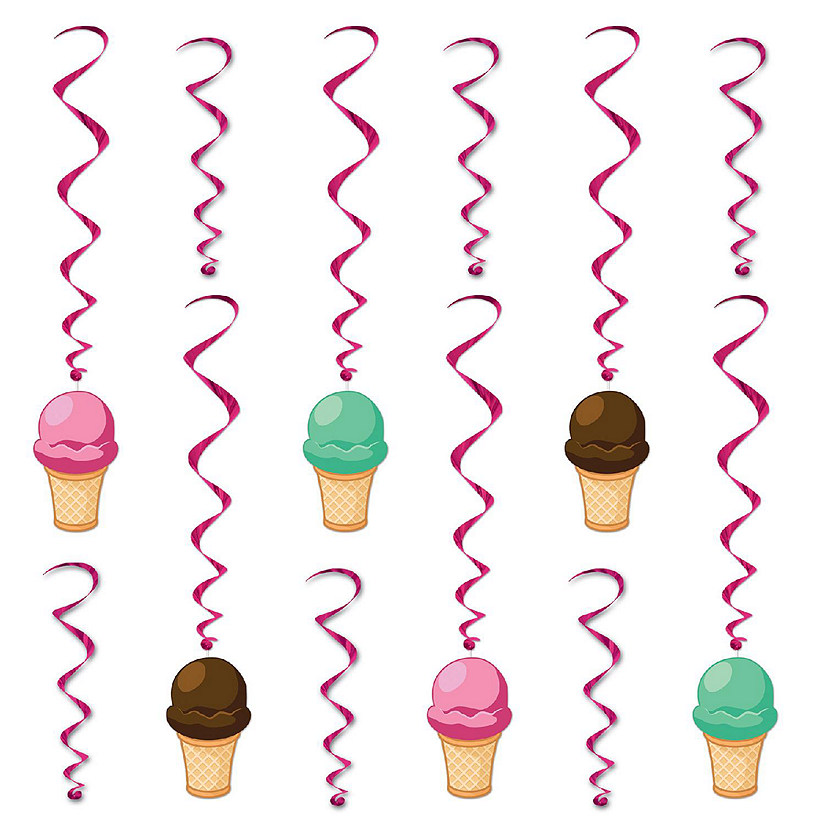 Beistle - Ice Cream Whirls - 6 Pack Image