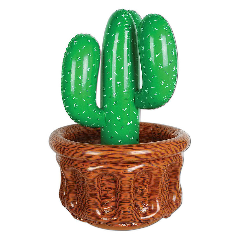 Beistle - Inflatable Cactus Cooler - 6 Pack Image