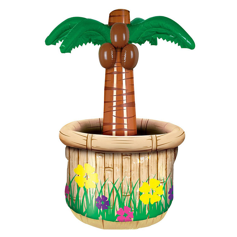 Beistle - Inflatable Palm Tree Cooler - 6 Pack Image