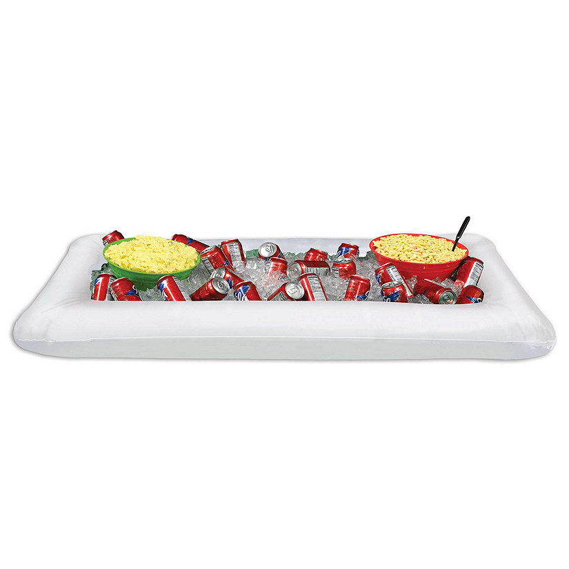 Beistle - Inflatable White Buffet Cooler - 6 Pack Image