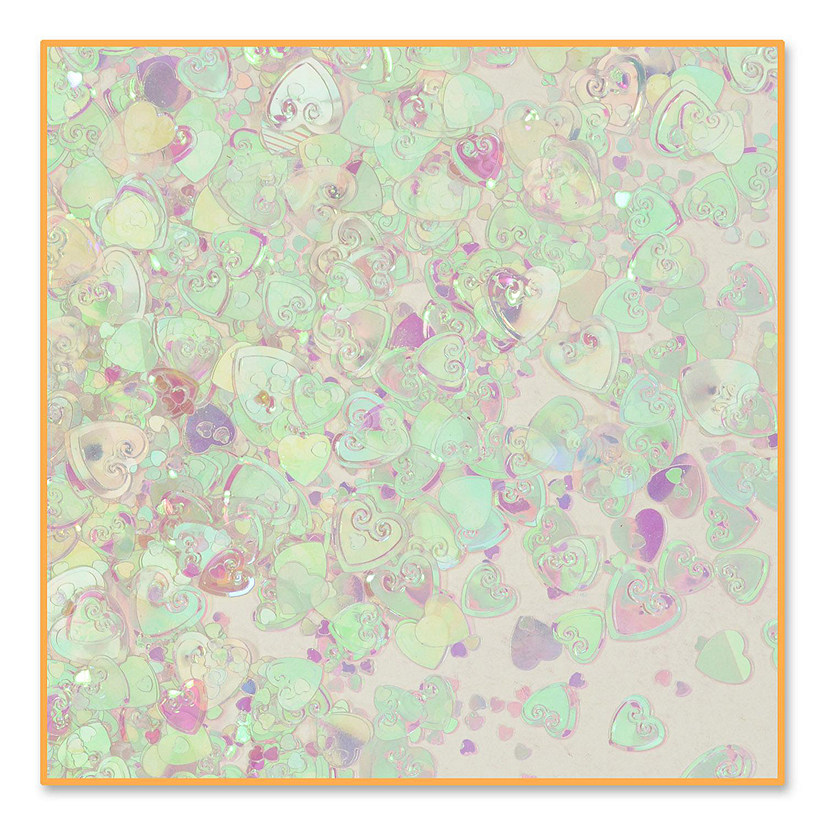Beistle - Iridescent Hearts Confetti - 6 Pack Image