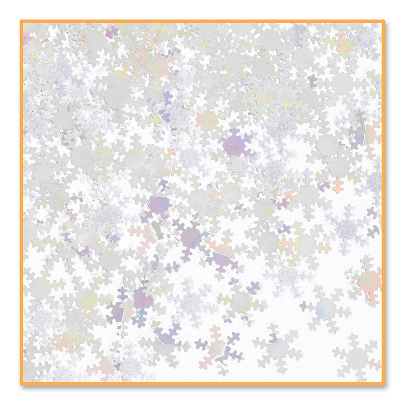 Beistle - Iridescent Snowflakes Confetti - 6 Pack Image
