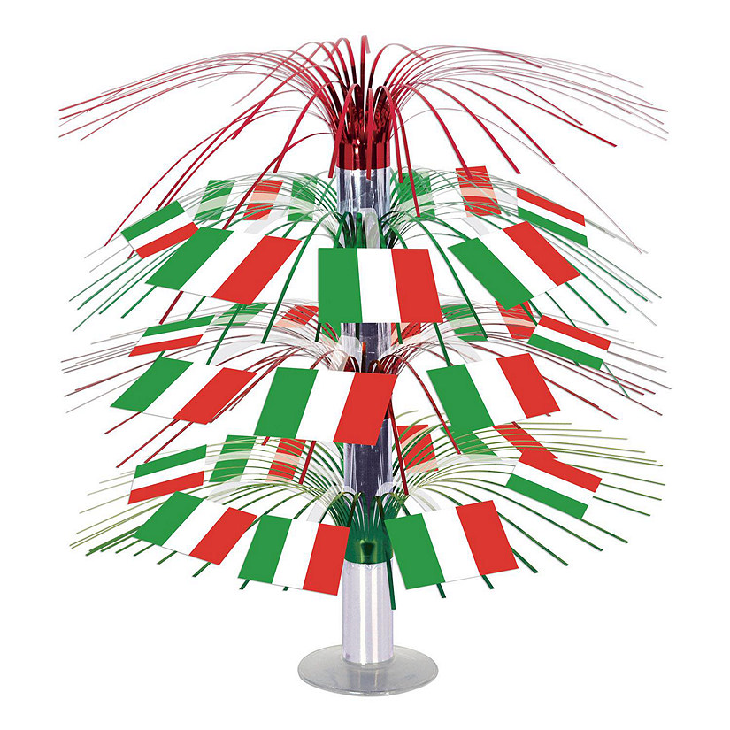 Beistle - Italian Flag Cascade Centerpiece - 6 Pack Image