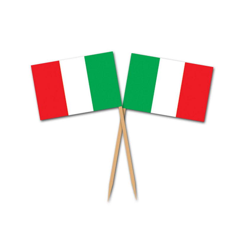 Beistle - Italian Flag Picks - 12 Pack Image