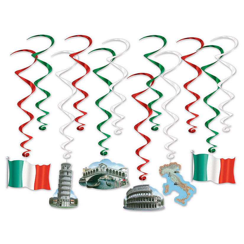 Beistle - Italian Whirls - 6 Pack Image