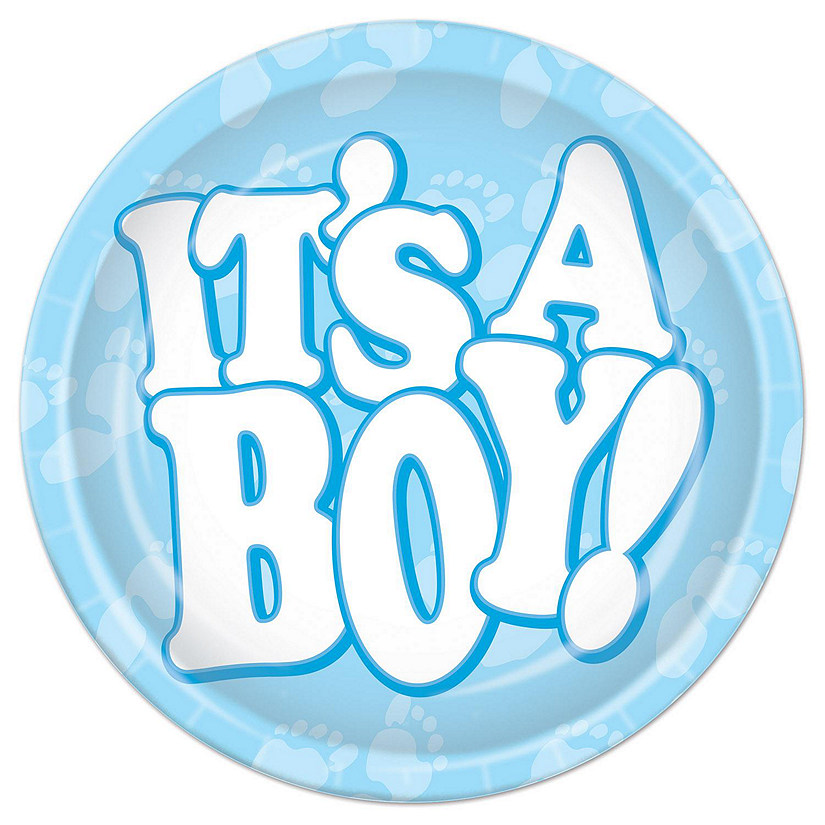 Beistle - It's A Boy! Plates - 7" - 12 Pack Image