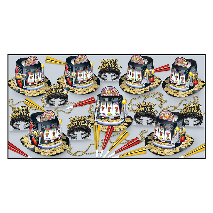 Beistle Jackpot New Year Assorted for 50 1 Pack Oriental Trading