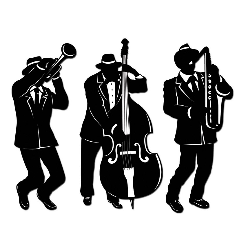Beistle - Jazz Trio Silhouettes - 12 Pack Image