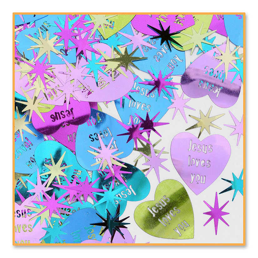 Beistle - Jesus Loves You Confetti - 6 Pack Image