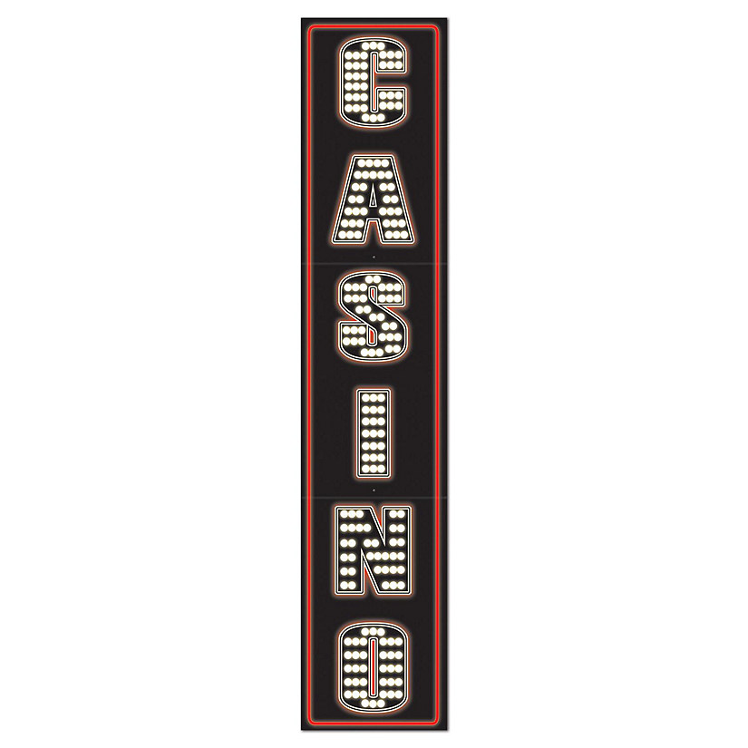 Beistle Jointed Casino PullDown Cutout 12 Pack Oriental Trading
