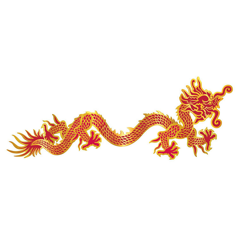 Beistle - Jointed Dragon - Multicolor - 12 Pack Image