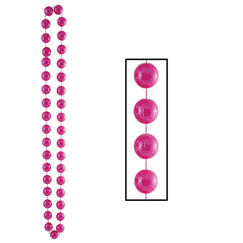 Beistle - Jumbo Party Beads - Purple - 12 Pack Image
