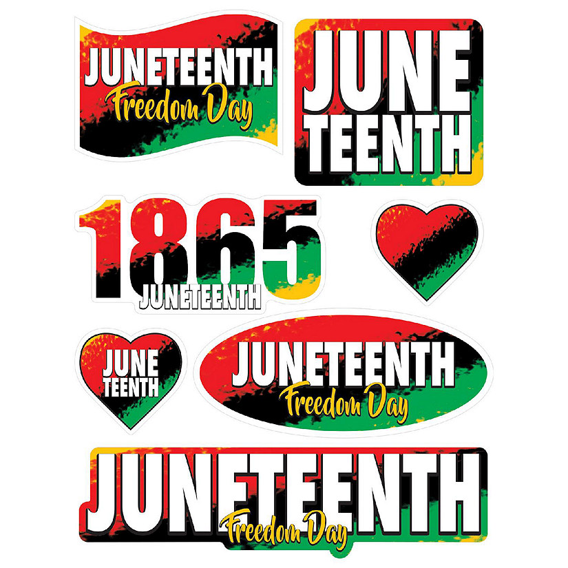 Beistle - Juneteenth Peel 'N Place - 12 Pack Image