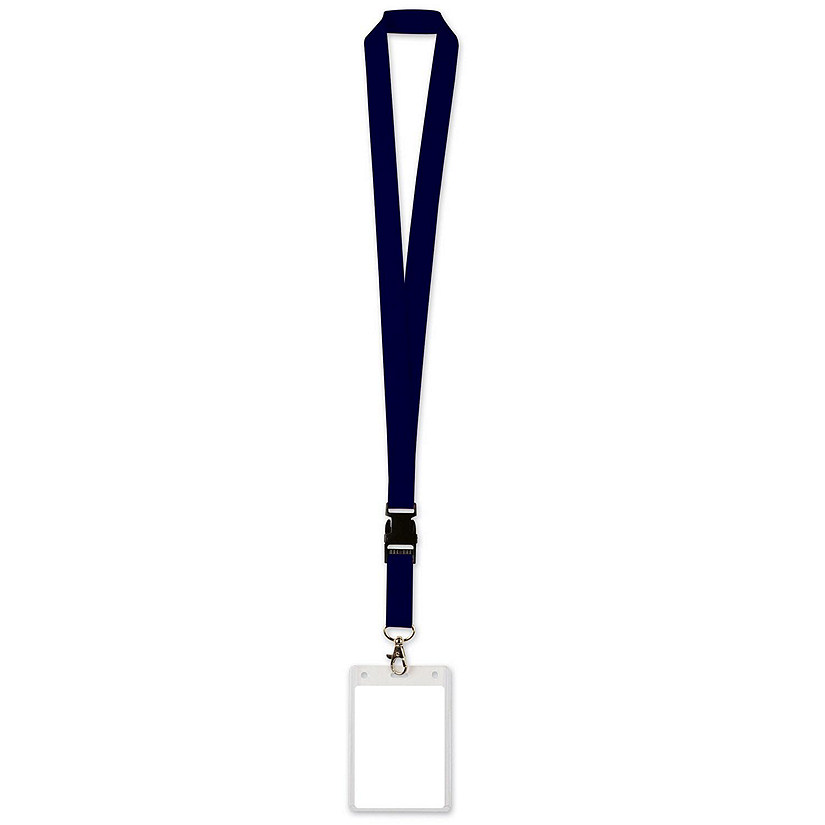 Beistle - Lanyard w/Card Holder - Black - 12 Pack Image
