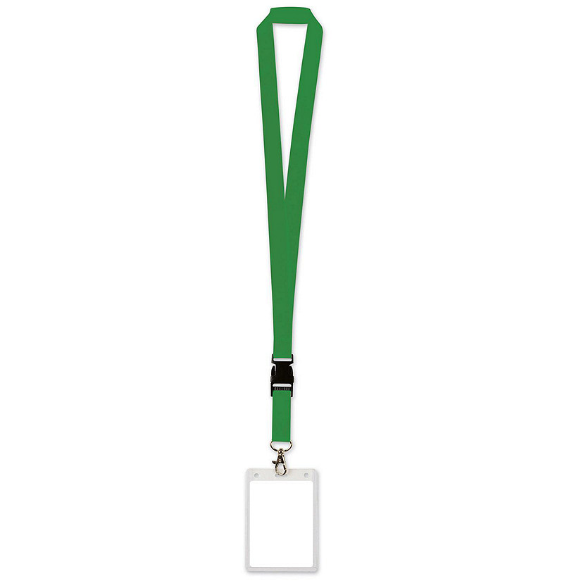 Beistle - Lanyard w/Card Holder - Green - 12 Pack Image
