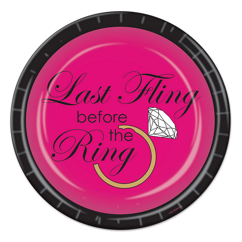 Beistle - Last Fling Plates - 12 Pack Image