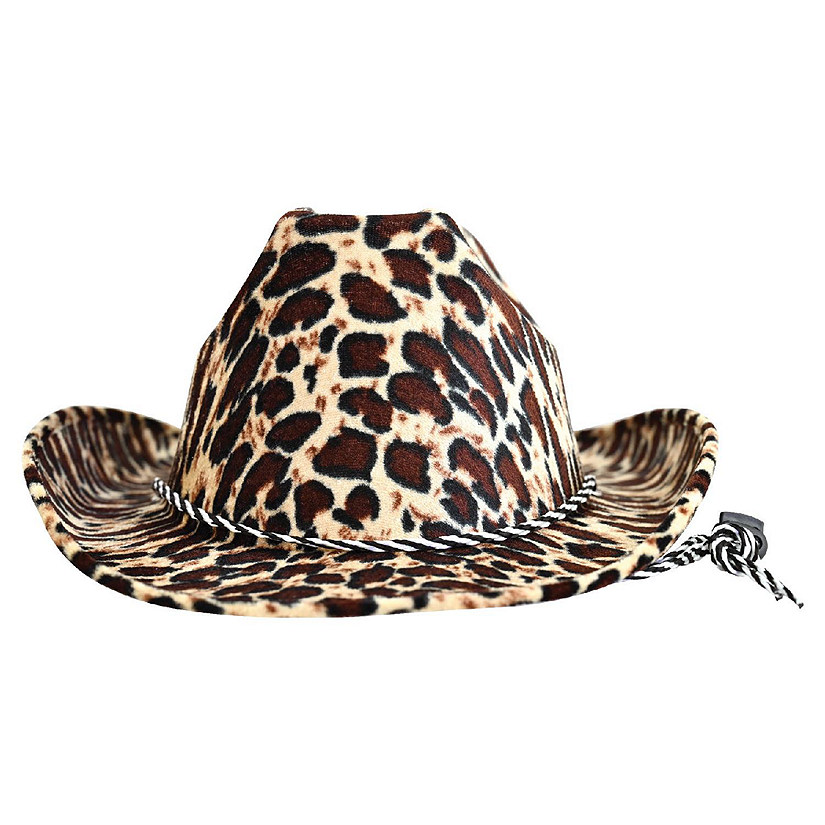 Beistle - Leopard Print Cowboy Hat - 6 Pack Image