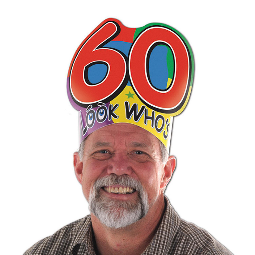Beistle - Look Who's "60" Headband - 24 Pack Image