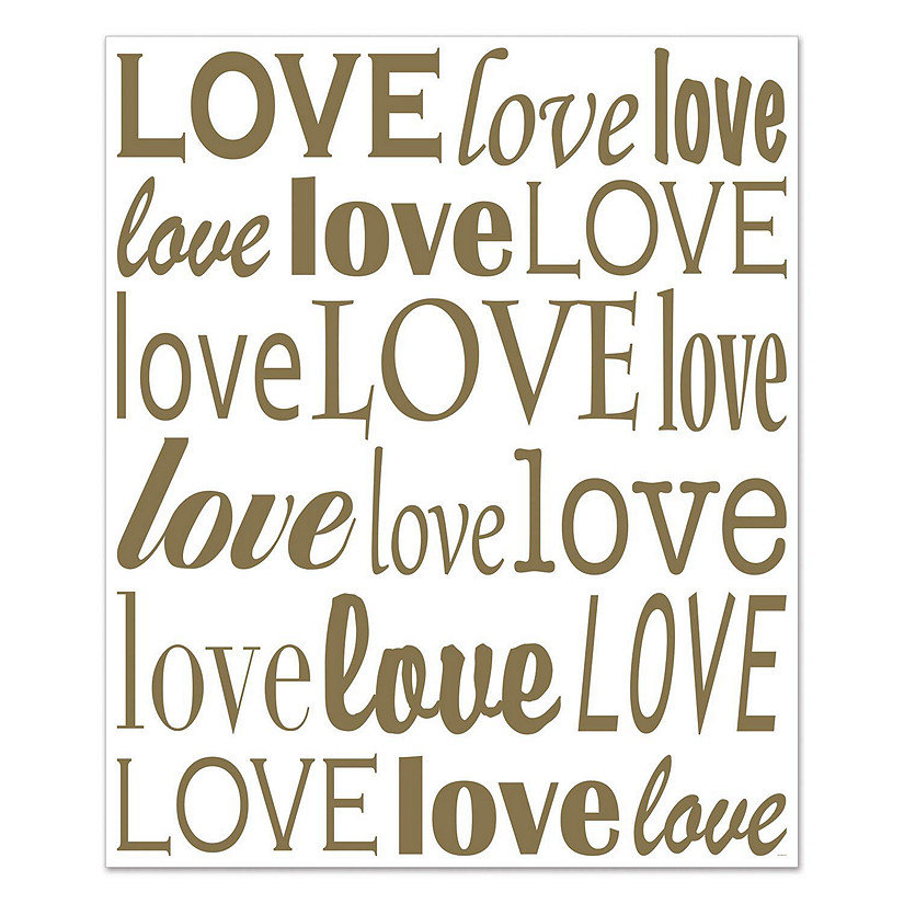 Beistle - "Love" Insta-Mural Photo Op - 6 Pack Image